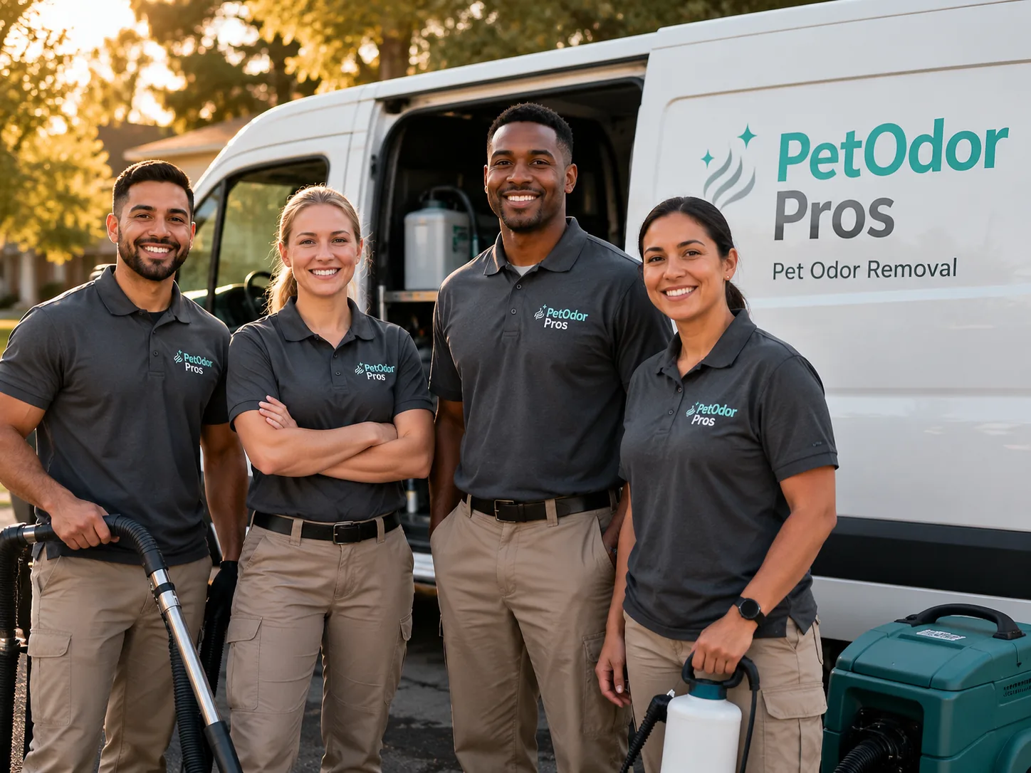Pet Odor Removal team serving Hustle, VA